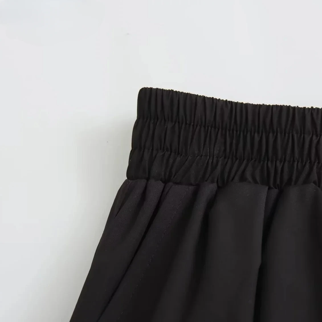 Mooyufon Women's Fashion Spring New Black Wide Pleated Swing Vintage Chic Female High Waist Elegant A-line Long Skirt Mujer - Image 5